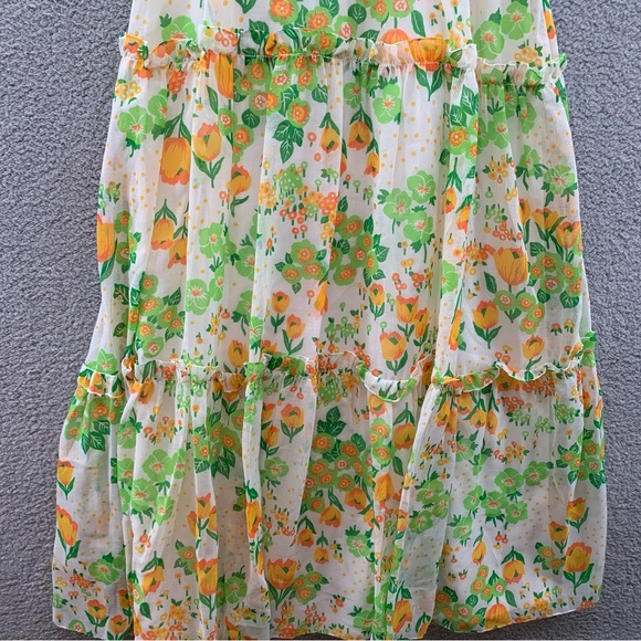 Vintage 1970’s Floral Maxi Dress - Picture 5 of 15